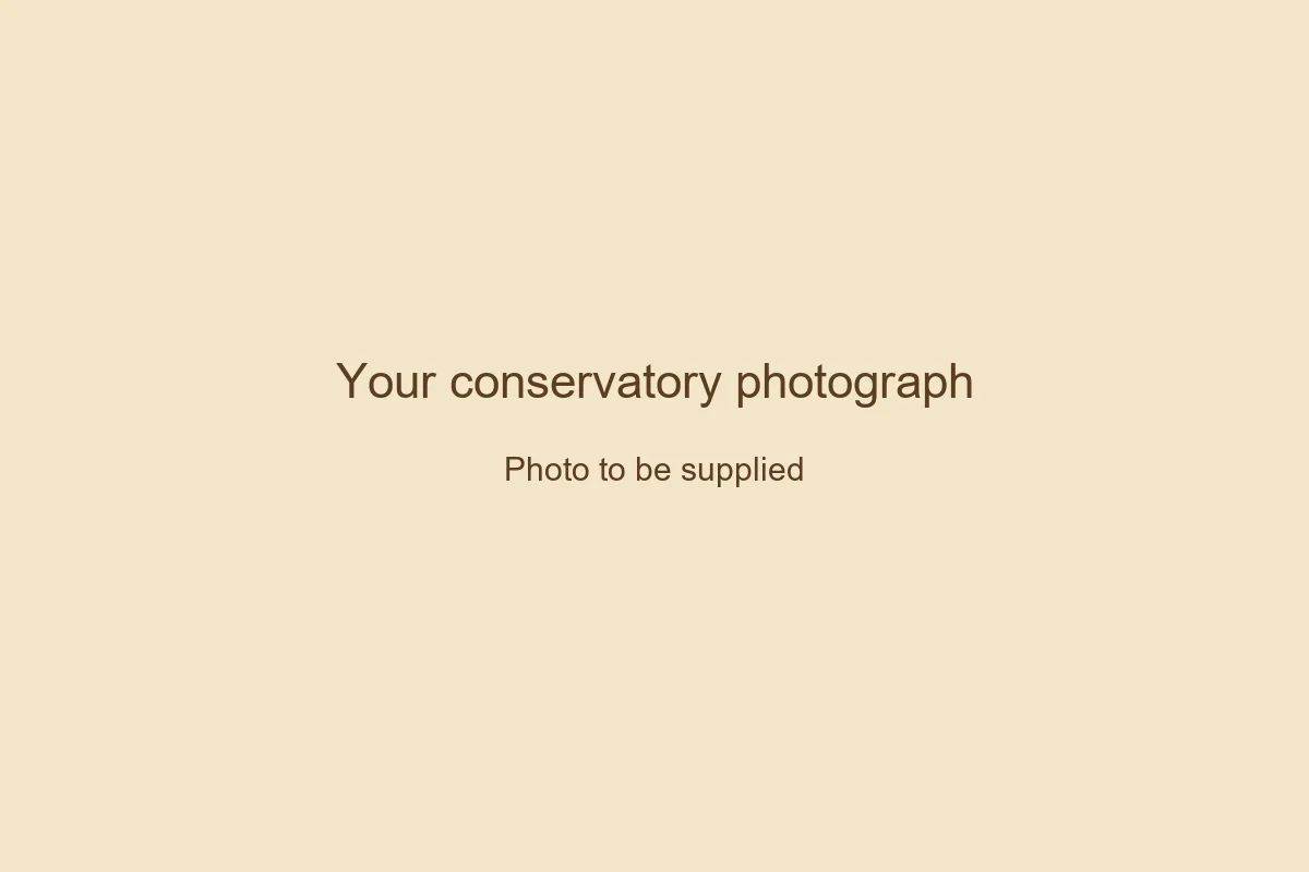 Placeholder for the forthcoming conservatory photograph.